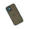 Apple İphone 12 Mini Kılıf Montreal Silikon Kapak - Yeşil