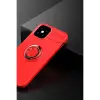 Apple İphone 12 Mini Kılıf Range Yüzüklü Silikon - Kırmızı