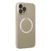 Apple İphone 12 Pro Kılıf Jack Magneticsafe Lens Silikon - Gold
