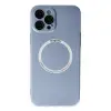Apple İphone 12 Pro Kılıf Jack Magneticsafe Lens Silikon - Sierra Blue