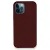 Apple İphone 12 Pro Kılıf Lansman Legant Silikon - Bordo