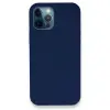 Apple İphone 12 Pro Kılıf Lansman Legant Silikon - Lacivert