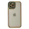 Apple İphone 12 Pro Kılıf Liva Lens Silikon - Yeşil