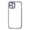 Apple İphone 12 Pro Kılıf Miami Şeffaf Silikon - Gri