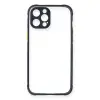 Apple İphone 12 Pro Kılıf Miami Şeffaf Silikon - Lacivert