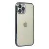 Apple İphone 12 Pro Kılıf Razer Lensli Silikon - Lacivert