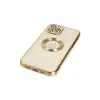 Apple İphone 12 Pro Kılıf Slot Silikon - Gold