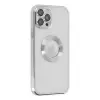 Apple İphone 12 Pro Kılıf Slot Silikon - Gümüş