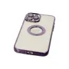 Apple İphone 12 Pro Kılıf Slot Silikon - Mor