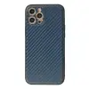 Apple İphone 12 Pro Max Kılıf Coco Karbon Silikon - Mavi
