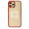 Apple İphone 12 Pro Max Kılıf Element Silikon - Kırmızı