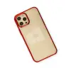 Apple İphone 12 Pro Max Kılıf Element Silikon - Kırmızı