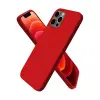 Apple İphone 12 Pro Max Kılıf First Silikon - Koyu Kırmızı