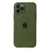 Apple İphone 12 Pro Max Kılıf Fly Lens Silikon - Yeşil