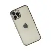 Apple İphone 12 Pro Max Kılıf Razer Lensli Silikon - Siyah