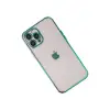 Apple İphone 12 Pro Max Kılıf Razer Lensli Silikon - Yeşil