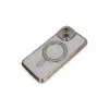 Apple İphone 13 Kılıf Joke Simli Magneticsafe Kılıf - Gold