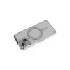 Apple İphone 13 Kılıf Joke Simli Magneticsafe Kılıf - Gümüş