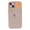 Apple İphone 13 Kılıf Palm Buzlu Kamera Sürgülü Silikon - Pembe