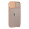 Apple İphone 13 Kılıf Palm Buzlu Kamera Sürgülü Silikon - Pembe