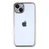 Apple İphone 13 Kılıf Razer Lensli Silikon - Gold