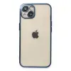 Apple İphone 13 Kılıf Razer Lensli Silikon - Lacivert