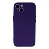 Apple İphone 13 Mini Kılıf Nano İçi Kadife Silikon - Mor