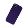 Apple İphone 13 Mini Kılıf Nano İçi Kadife Silikon - Mor