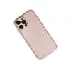 Apple İphone 13 Pro Kılıf Coco Karbon Silikon - Pembe