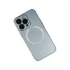 Apple İphone 13 Pro Kılıf Jack Magneticsafe Lens Silikon - Sierra Blue