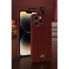 Apple İphone 13 Pro Kılıf Kelvin Kartvizitli Silikon - Kırmızı