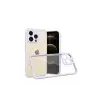 Apple İphone 13 Pro Kılıf Miami Şeffaf Silikon - Lila