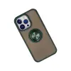 Apple İphone 13 Pro Kılıf Montreal Yüzüklü Silikon Kapak - Yeşil