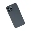 Apple İphone 13 Pro Kılıf Nano İçi Kadife Silikon - Gri