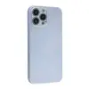 Apple İphone 13 Pro Kılıf Nano İçi Kadife Silikon - Sky Blue