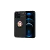 Apple İphone 13 Pro Kılıf Range Yüzüklü Silikon - Siyah-gold