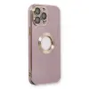 Apple İphone 13 Pro Kılıf Store Silikon - Mor