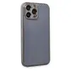 Apple İphone 13 Pro Max Kılıf Coco Karbon Silikon - Gri