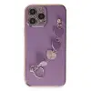 Apple İphone 13 Pro Max Kılıf Esila Silikon - Mor