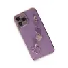 Apple İphone 13 Pro Max Kılıf Esila Silikon - Mor
