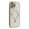 Apple İphone 13 Pro Max Kılıf Kross Magneticsafe Kapak - Gold