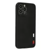 Apple İphone 13 Pro Max Kılıf Loop Deri Silikon - Siyah