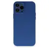 Apple İphone 13 Pro Max Kılıf Nano İçi Kadife Silikon - Lacivert