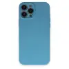 Apple İphone 13 Pro Max Kılıf Nano İçi Kadife Silikon - Mavi