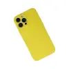 Apple İphone 13 Pro Max Kılıf Nano İçi Kadife Silikon - Sarı