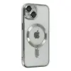 Apple İphone 14 Kılıf Kross Magneticsafe Kapak - Gümüş