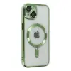 Apple İphone 14 Kılıf Kross Magneticsafe Kapak - Koyu Yeşil