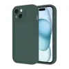 Apple İphone 14 Kılıf Viera Silikon - Koyu Yeşil