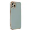 Apple İphone 14 Kılıf Volet Silikon - Açık Yeşil