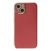 Apple İphone 14 Kılıf Volet Silikon - Kırmızı